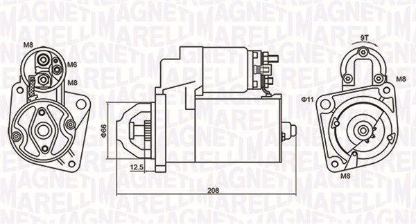 MAGNETI MARELLI Starteris 063721213010